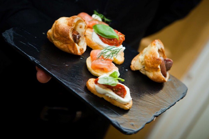 Canapés and cocktails evening